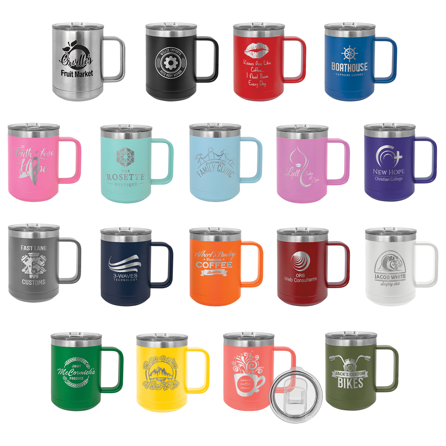 Polar Camel 15 OZ Travel Mug