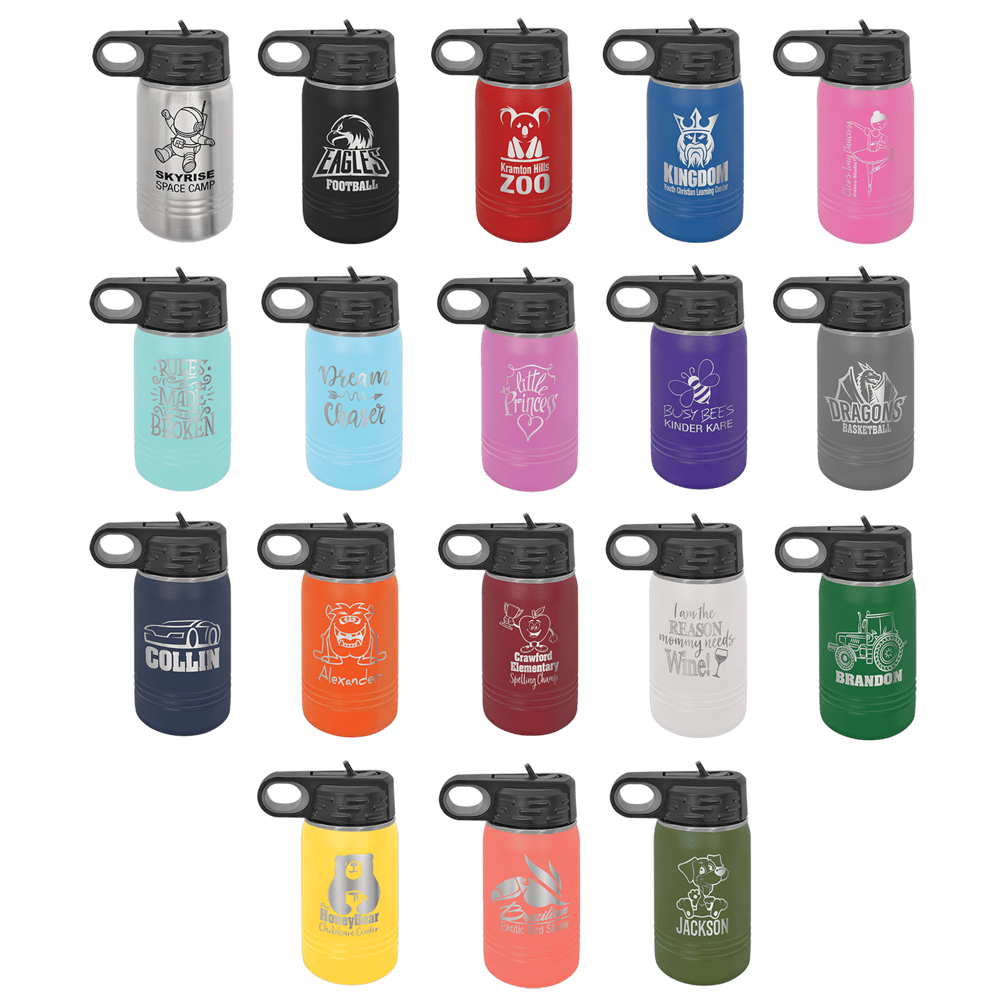 Polar Camel 12 OZ Water bottles
