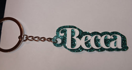 Layered Acrylic Keychain
